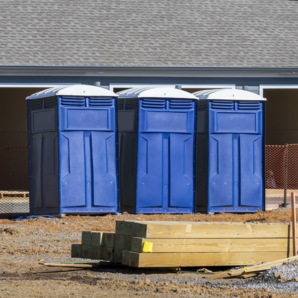 what is the maximum capacity for a single portable restroom in Lower Yoder Pennsylvania